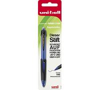 Uni-Ball - Penna a sfera Powertank blu 1,0 mm | A prova di documento, scrive su carta umida, utilizzabile fino a -20 °C, ricaricabile