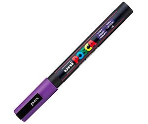 Uni-ball Pennarello 186534 Posca Fine Round Tip Purple 6 Unità