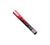Uni-Ball 186221 - Marcatore a finestra e a gesso UNI CHALK PWE-5M, 1,8 - 2,5 mm, punta tonda, bianco