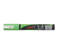 Marcatore a gesso liquido Uni Chalk Marker - punta tonda da 1,80-2,50mm - verde fluo - Uni Mitsubishi