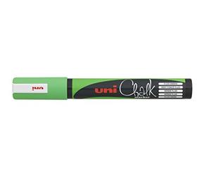 uni-ball Pennarello a gesso Pte conico medio CHALK Marker PWE5M 1,8-2,5mm Verde Fluo