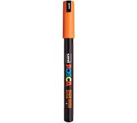 UNI MITSUBISHI - M PC1MR AC - Marcatore a base d'acqua Uni Posca Pen PC1M - punta extra fine 0,7mm - arancio - Uni Mitsubishi - 69906 - Conf. da 1 Pz. - M PC1MR AC