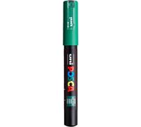 UNI MITSUBISHI - M PC1MR V - Marcatore a base d'acqua Uni Posca Pen PC1M - punta extra fine 0,7mm - verde - Uni Mitsubishi - 69916 - Conf. da 1 Pz. - M PC1MR V