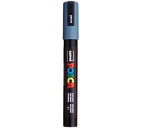 Uni-ball Posca M PC5M GA - Marcatore, 1 Pezzo, Grigio Ardesia