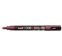 UNI-BALL-POSCA PC- 3 M-VIN ROUGE - 1 STYLO