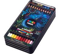 Posca - Color Pencils - Bright & Intense Colors (36 Pcs) (402005) TOY NUOVO
