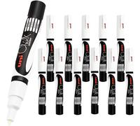 Uni-Ball PWE-5M Pennarello Per Gesso - Set Di 12/24 Bianchi - Punta A Bullo