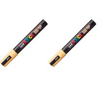 Uni-Ball ROTULADOR Uniposca PC-5M Albaricoque (Confezione da 2)