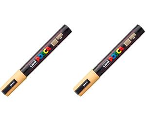 Uni-Ball ROTULADOR Uniposca PC-5M Albaricoque (Confezione da 2)