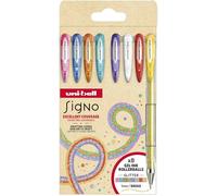Uni-ball Set Rollers Inchiostro Gel Segno Sparkling UM-120 0,8 mm 8 pz