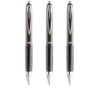 Uni-Ball Signo 207 Penna Gel Rollerball Nera 0,4mm Linea Confezione Da 3