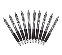 Uni-Ball Signo 207 Retractable Gel Pen, 0.7mm Medium Point, Black, Pack of 6