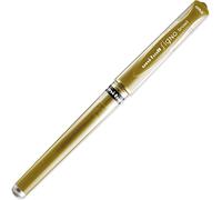 Uni-Ball Signo UM-153 Penna Gel Rollerball Metallica Bianco Oro Argento