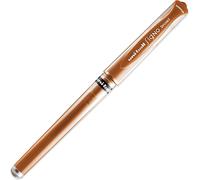 Uni-Ball Signo UM-153 Penna Gel Rollerball Metallica Bianco Oro Argento