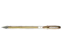 UnI-Ball Penna A Inchiostro Liquido UnI-Ball Rollerball Signo Noble Dorato Metal