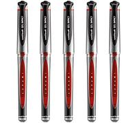 uni-ball UM-153S Gel Impact - Penne a sfera con punta larga da 1 mm, tratto da 0,6 mm, inchiostro rosso (5)