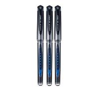 Uni Ball UM-153S - Penna a sfera con cappuccio blu, punta larga 1 mm, tratto 0,6 mm, inchiostro (confezione da 3)