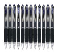 Uni-Ball Signo 207 Confezione da 12 penne a inchiostro gel blu retrattili
