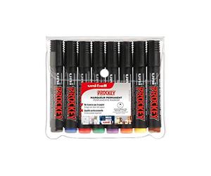 Uni-ball - uni-ball Marqueur permanent PROCKEY PM-126/8, etui de 8