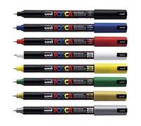 Uni-Ball Uniball Posca pc-1mr ultra fine pennarelli il set di 8 più venduti