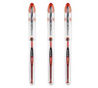 Uni-Ball 146721 - Penna roller Uni-Ball Vision Elite, 0,4 mm, tecnologia Airplane Safe, rosso