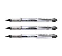Penna roller Uni-Ball Vision Elite - 716949 Penna roller color nero con tratto 0,6 mm e punta da 0,8 mm a sfera dal fusto di color silver in confezione da 1 Pz.