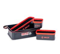 Uni CAT Tackle Organizer, 42 x 25 x 12 cm, con 3 scatole interne, impermeabile, Tackle Box per pesca a balena