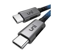 uni Cavo USB Type-C Ricarica Rapida (100W 3M) Cavo USB C a USB C, Cavo in nylon QC 4.0/PD 5A Tipo C intrecciato per iPad Pro/Air, MacBook Pro/Air, Samsung, Pixel, Switch, Xiaomi, HUAWEI, ecc.
