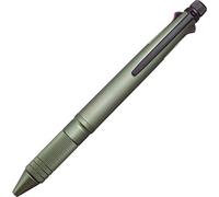 Uni Jetstream 4&1 Metal Edition, penna a sfera 0,5 mm (nero, rosso, blu, verde) e porta miniera 0,5 mm, verde scuro (MSXE52000A05.7) (MSXE5200A5.7)