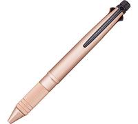 Uni Jetstream 4&1 Metal Edition, penna a sfera da 0,5 mm (nero, rosso, blu, verde) e matita meccanica da 0,5 mm, oro rosa (MSXE52000A05.74)