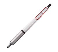 Uni Jetstream EDGE SXN100328W.15 Penna a sfera a base di olio, corpo bianco rosso (SXN100328W.15), nero