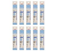 Uni Jetstream Lite Touch Ink Refill, per penna multicolore, punta fine da 0,5 mm, inchiostro blu, SXRL8005.33, confezione da 10
