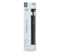 Uni Jetstream Prime 3&1 Penna a sfera multifunzione, dotata di inchiostro a base di olio da 0,7 mm (nero, rosso, blu), portamine da 0,5 mm, corpo in metallo, nero, MSXE455007.24