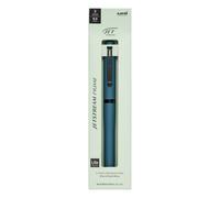 Uni Jetstream Prime - Penna a sfera rotazionale a 3 colori, dotata di inchiostro touch Lite da 0,5 mm (nero, rosso, blu), corpo interamente in metallo, verde edera, SXE3LPR05.39
