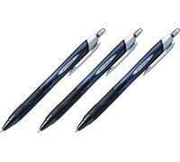 Uni JETSTREAM standard penna a sfera, set di 3 Black