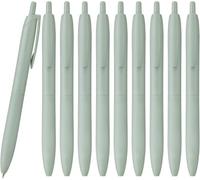 Uni Jetstream SXNLS05.52, penna a sfera singola, dotata di inchiostro touch Lite da 0,5 mm (nero), salvia, SXNLS05.52, set da 10