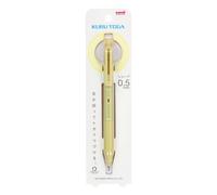 uni Kuru Toga KS Mechanical Pencil • 0.5 mm • Cream Yellow [M5-KS]
