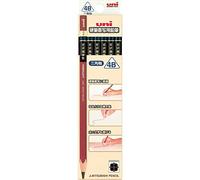 Uni Mitsubishi Hard Penmanship Pencil Triangular 4B Dozen UKS3K4B Japan