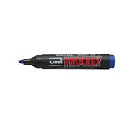 UNI MITSUBISHI - M 126 B - Marcatore Uni Prockey M126 - punta a scalpello da 1,00-5,70mm - blu - Uni Mitsubishi - 30352 - Conf. da 1 Pz. - M 126 B