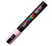 UNI MITSUBISHI - M PC5M RAC - Marcatore a base d'acqua Uni Posca PC5M - punta tonda media da 1,8mm a 2,5mm - rosa chiaro - Uni Mitsubishi - 95852 - Conf. da 1 Pz. - M PC5M RAC