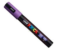 Marcatore a base d'acqua Uni Posca PC5M - punta tonda media da 1,8mm a 2,5mm - viola - Uni Mitsubishi
