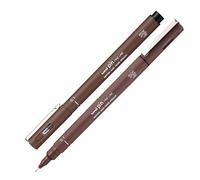 UNI MITSUBISHI - M PIN101 SEP - Pin fineliner - punta 0.1 mm - seppia - Uni Mitsubishi - 93930 - Conf. da 12 Pz.