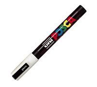UNI MITSUBISHI - M PC3M BI - Marcatore a base d'acqua Uni Posca PC3M - punta fine da 0,9mm a 1,3mm - bianco - Uni Mitsubishi - 36792 - Conf. da 1 Pz. - M PC3M BI