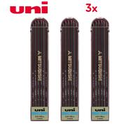 Uni Mitsubishi Mine Ricambio per Portamine MH-500 • 2mm • H • Set of 3