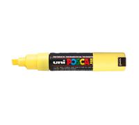 UNI MITSUBISHI - PC8KG - Marcatore a base d'acqua Uni Posca PC8K - punta large a scalpello 8,0mm - giallo - Uni Mitsubishi - 48510 - Conf. da 1 Pz. - PC8KG