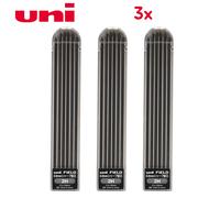 Uni Mitsubishi Uni Field Mine Ricambio per Portamine • 2mm • 2H • Set of 3