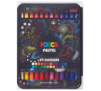 Uni Posca Artista Disegno Cera Pastelli Set 24 Colori