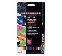 Uni Posca Artisti Matita Confezione 12 Colori