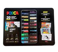 uni Posca - Astuccio Street Art in Metallo (401534)