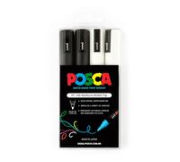 Uni Posca Inchiostro pigmentato a base acqua Pennarelli con punta da 2,5 mm asso